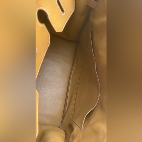 Authentic Hermes Birkin Vache Naturelle GHW w/H Spa receipt! - Picture 12 of 15